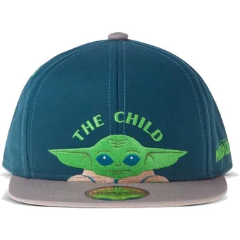 cepice-rovna-modra-snapback-pro-deti-baby-yoda-the-child-the-mandalorian-difuzed