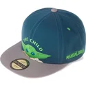 cepice-rovna-modra-snapback-pro-deti-baby-yoda-the-child-the-mandalorian-difuzed