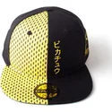 schwarze-und-gelbe-snapback-kappe-pikachu-block-pokemon-von-difuzed
