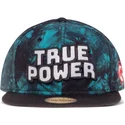 blaue-und-schwarze-snapback-flatcap-true-power-marvel-comics-von-difuzed