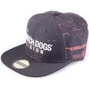 cepice-rovna-cerna-snapback-glitch-legion-difuzed