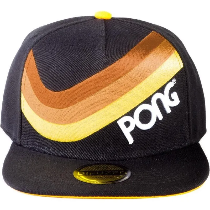 cepice-rovna-cerna-snapback-retro-striped-difuzed cepice-rovna-cerna-snapback-retro-striped-difuzed