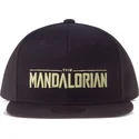 schwarze-snapback-kappe-the-mandalorian-silhouette-star-wars-von-difuzed