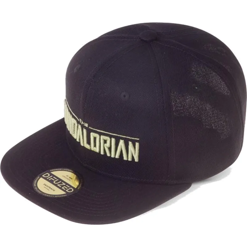 cepice-rovna-cerna-snapback-the-mandalorian-silhouette-difuzed cepice-rovna-cerna-snapback-the-mandalorian-silhouette-difuzed
