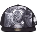 schwarze-snapback-kappe-link-fighting-the-legend-of-zelda-von-difuzed