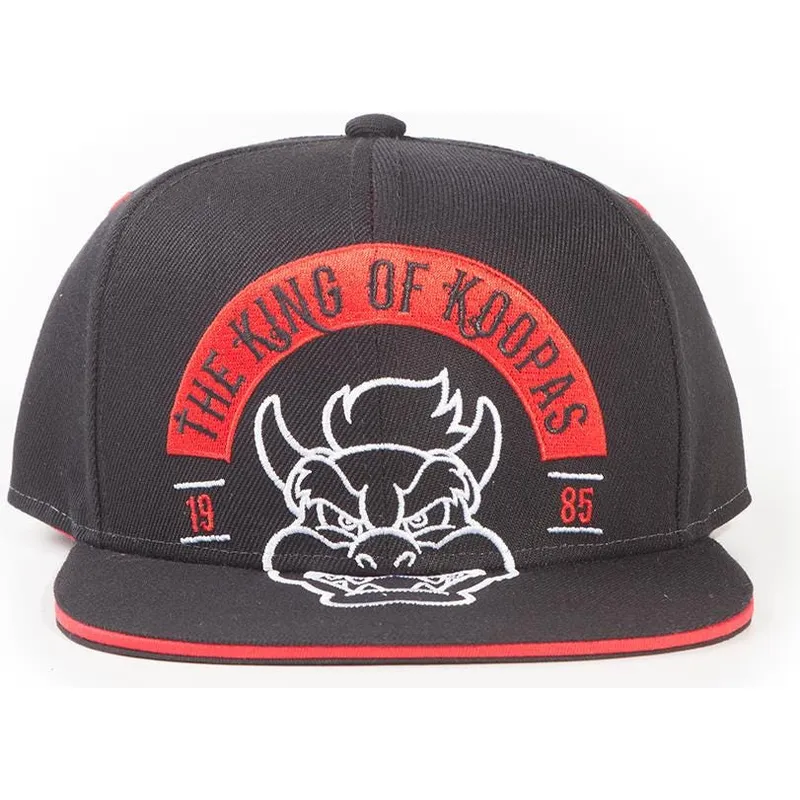 cepice-rovna-cerna-snapback-the-king-of-koopas-bros-difuzed cepice-rovna-cerna-snapback-the-king-of-koopas-bros-difuzed