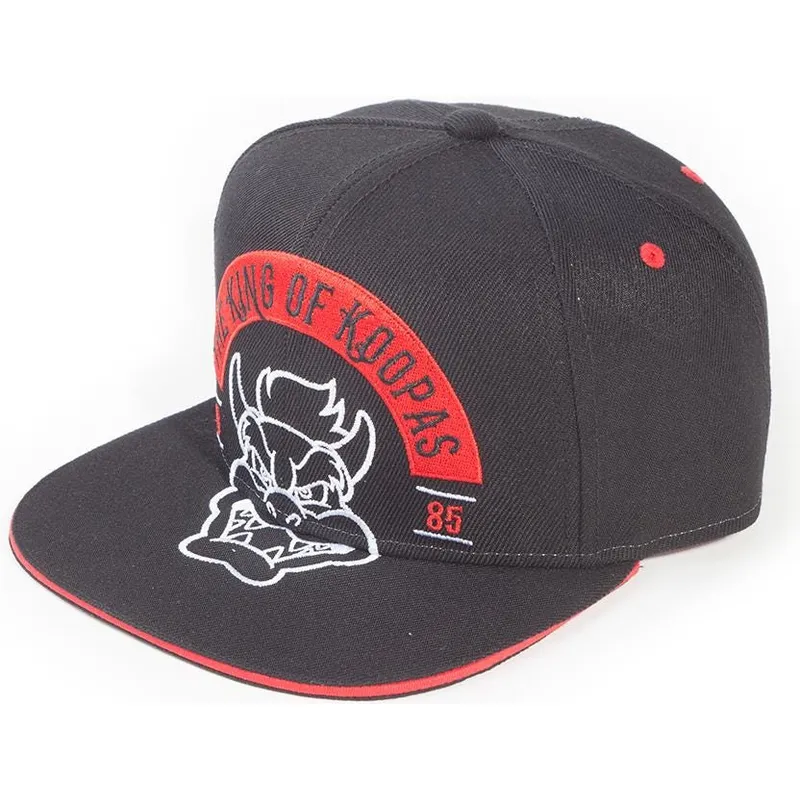 cepice-rovna-cerna-snapback-the-king-of-koopas-bros-difuzed cepice-rovna-cerna-snapback-the-king-of-koopas-bros-difuzed