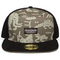 cepice-rovna-zelena-snapback-forbidden-west-difuzed