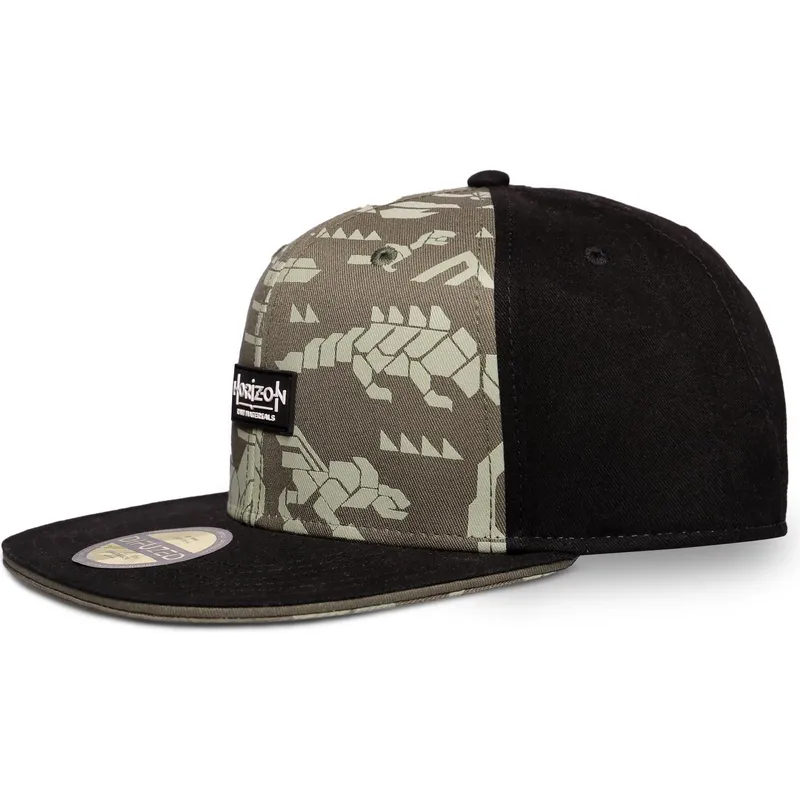 cepice-rovna-zelena-snapback-forbidden-west-difuzed