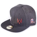 cepice-rovna-cerna-snapback-vaquero-legion-difuzed
