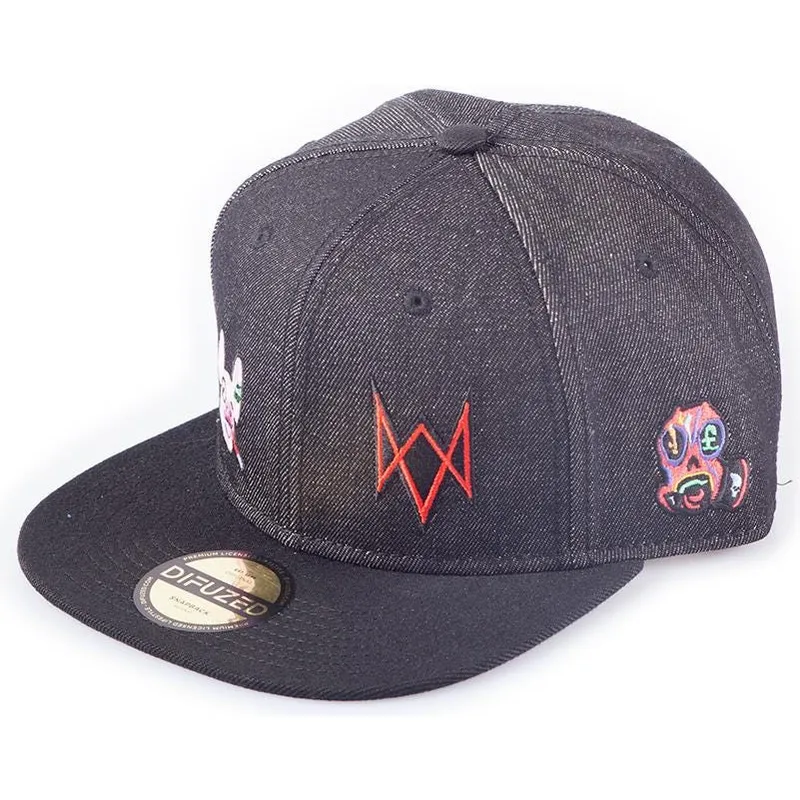 cepice-rovna-cerna-snapback-vaquero-legion-difuzed