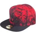 cepice-rovna-cervena-snapback-difuzed