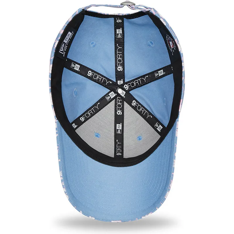 cepice-zaoblena-modra-nastavitelny-rosa-9forty-floral-new-york-yankees-mlb-new-era
