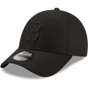 boston-red-sox-mlb-9forty-mono-team-colour-schwarze-snapback-kappe-mit-gebogenem-schirm-und-schwarzem-logo-von-new-era