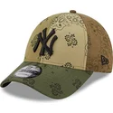 cepice-zaoblena-zelena-nastavitelny-9forty-paisley-print-new-york-yankees-mlb-new-era