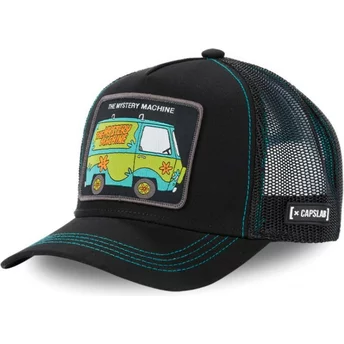 Capslab The Mystery Machine MAC2 Scooby-Doo Black Trucker Hat