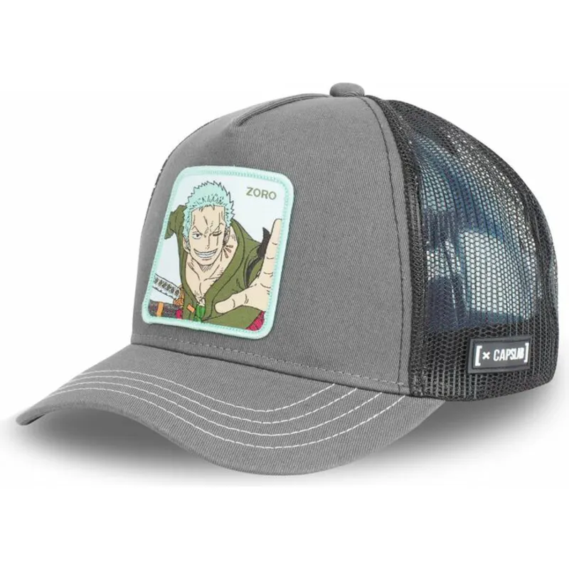 cap-zaoblena-gray-snapback-roronoa-zoro-one-piece-capslab