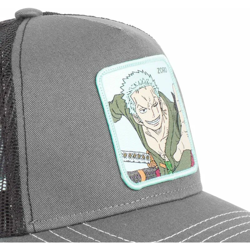 cap-zaoblena-gray-snapback-roronoa-zoro-one-piece-capslab