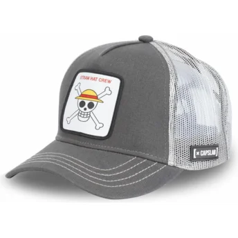 Καπέλο τζόκεϊ γκρι Straw Hat Pirates SKU1 One Piece από Capslab
