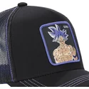 schwarze-trucker-kappe-son-goku-dbs3-ult4-ultra-instinct-dragon-ball-von-capslab