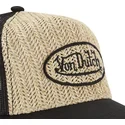 brun-och-svart-truckerkeps-paille-fran-von-dutch