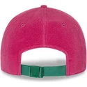 verstellbare-rosa-9forty-polartec-kappe-mit-gebogenem-schirm-von-new-era