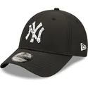 new-era-mlb-new-york-yankees-9forty-sports-clip-verstellbare-schwarze-kappe-mit-gebogenem-schirm