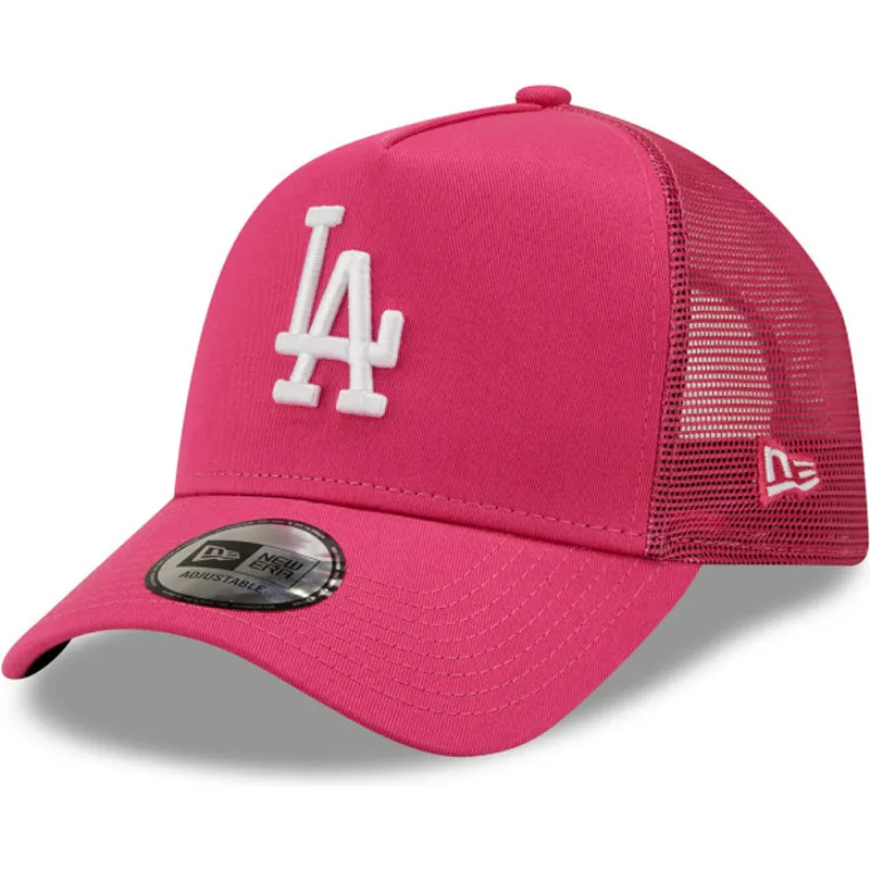 cepice-zaoblena-ruzova-snapback-a-frame-tonal-mesh-los-angeles-dodgers-mlb-new-era