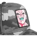 trucker-cap-schwarzes-camouflage-kid-buu-buu3c-dragon-ball-von-capslab