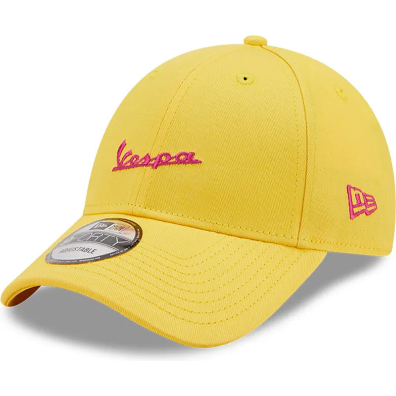 cepice-zaoblena-zluta-nastavitelny-9forty-essential-vespa-piaggio-new-era