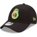 cepice-zaoblena-cerna-nastavitelny-aguacate-9forty-food-icon-new-era