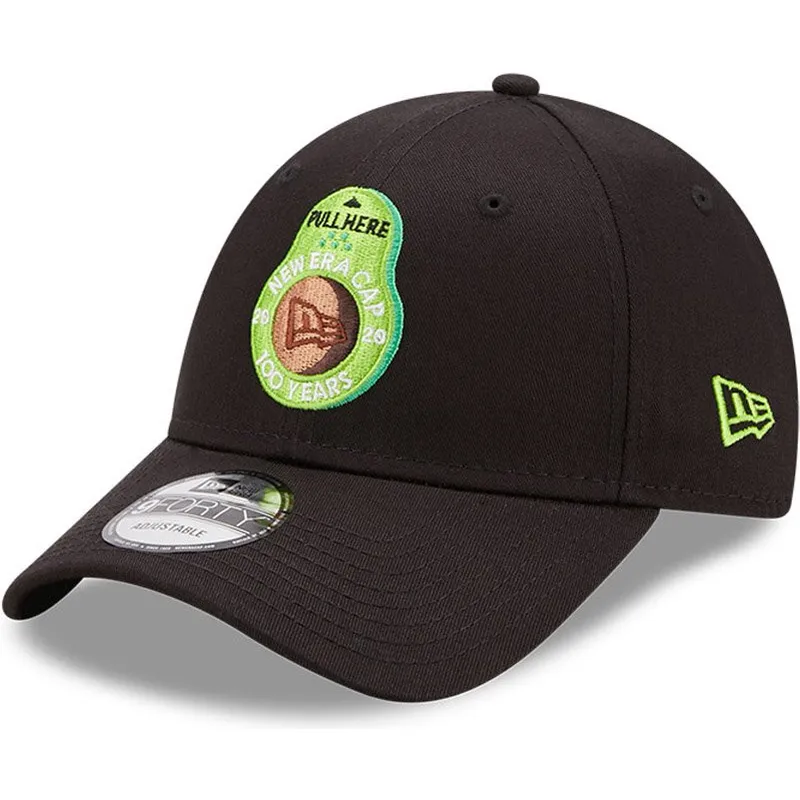 cepice-zaoblena-cerna-nastavitelny-aguacate-9forty-food-icon-new-era