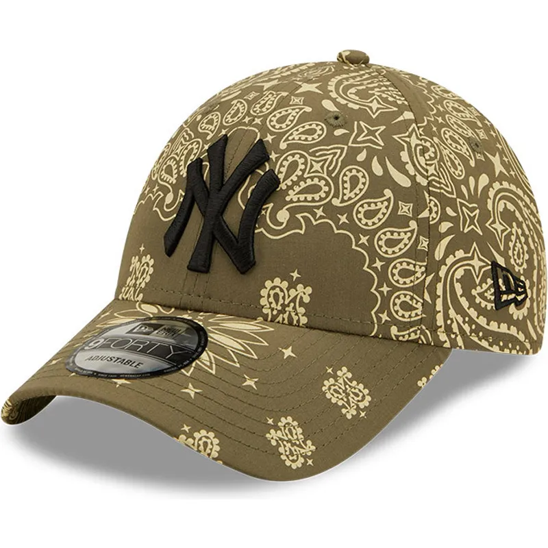 cepice-zaoblena-zelena-nastavitelny-9forty-paisley-print-new-york-yankees-mlb-new-era