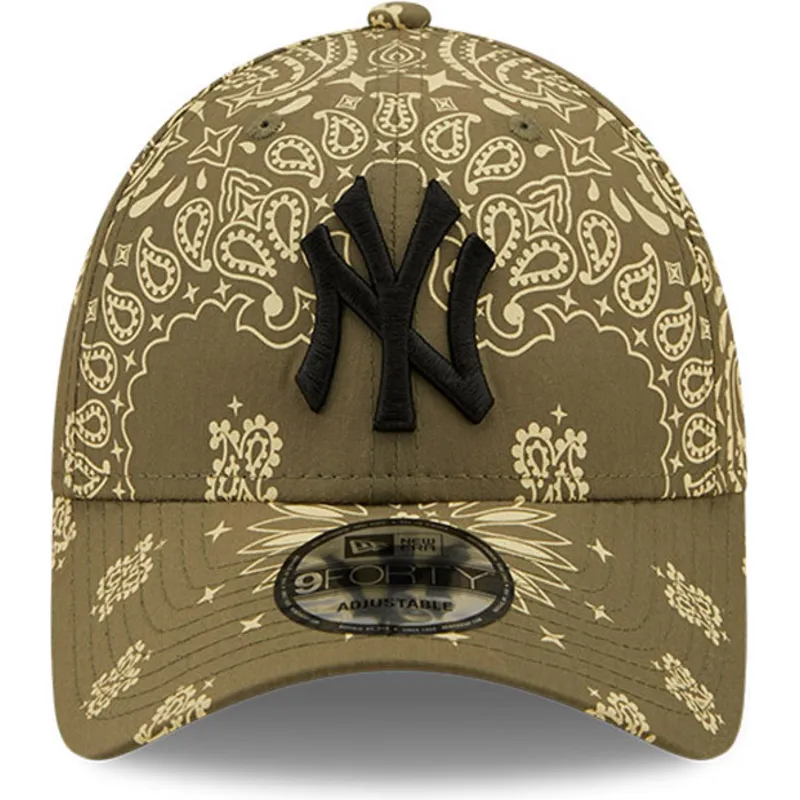 cepice-zaoblena-zelena-nastavitelny-9forty-paisley-print-new-york-yankees-mlb-new-era