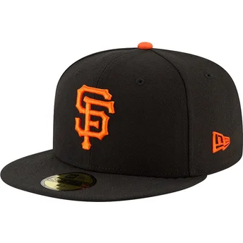 Cap rovná black ajustada 59FIFTY AC Perf San Francisco Giants MLB New Era