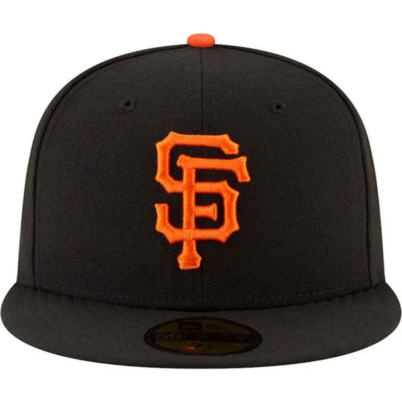 schwarze-enganliegende-59fifty-ac-perf-flatcap-der-san-francisco-giants-mlb-von-new-era