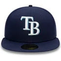 cepice-rovna-namornicka-modra-prilehava-59fifty-ac-perf-tampa-bay-rays-mlb-new-era