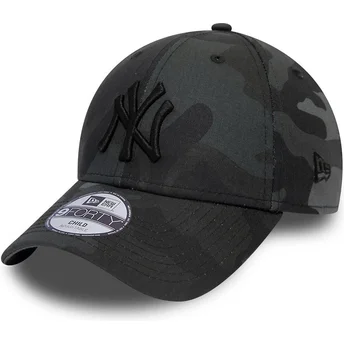 Čepice zaoblená maskáčová nastavitelný pásek pro děti 9FORTY League Essential New York Yankees MLB New Era