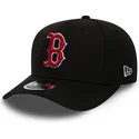 schwarze-curved-snapback-kappe-9fifty-stretch-snap-der-boston-red-sox-mlb-von-new-era