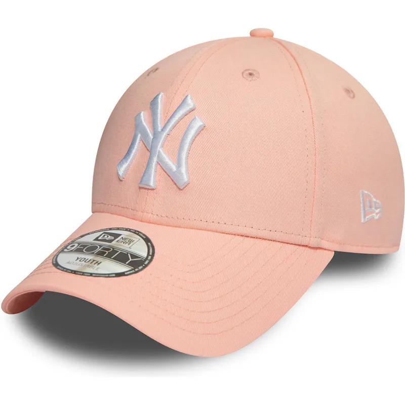 justerbar-rosa-bojd-keps-for-barn-9forty-league-essential-fran-new-york-yankees-mlb-av-new-era