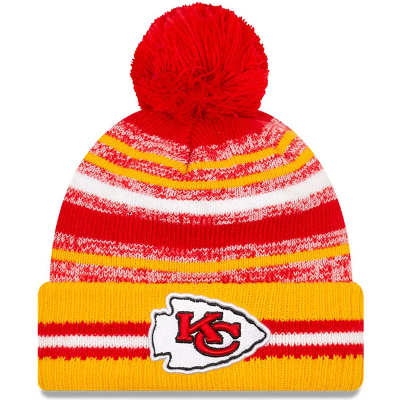 cepice-pompon-zluta-sport-sideline-kansas-city-chiefs-nfl-new-era