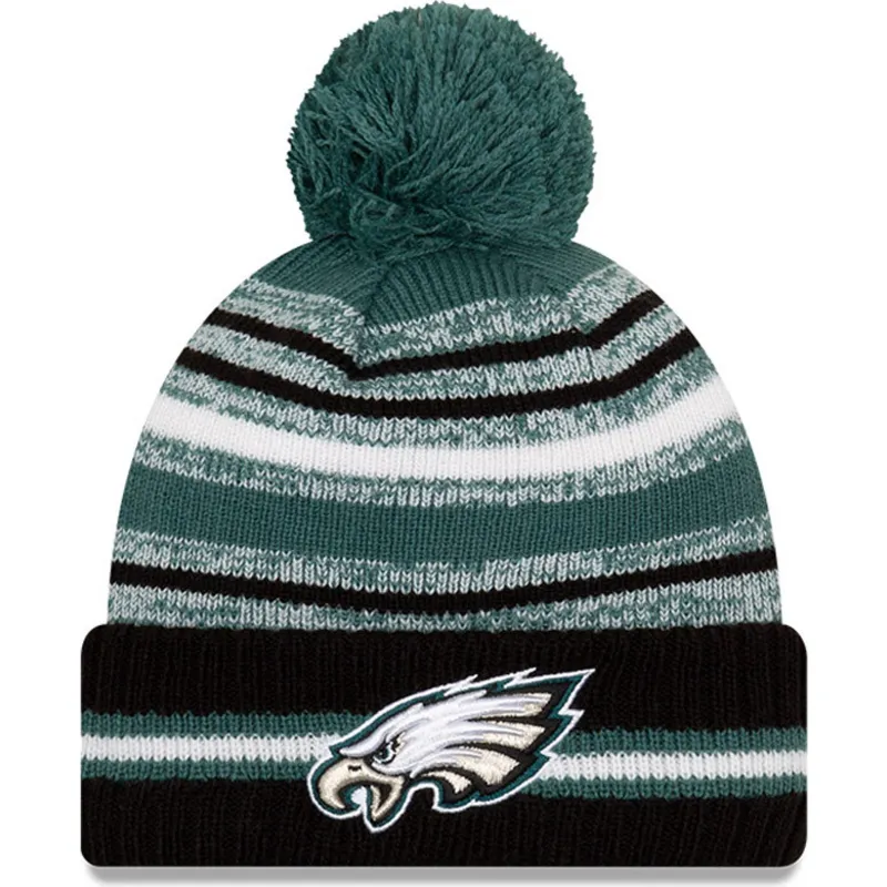 cepice-pompon-zelena-sport-sideline-philadelphia-eagles-nfl-new-era cepice-pompon-zelena-sport-sideline-philadelphia-eagles-nfl-new-era