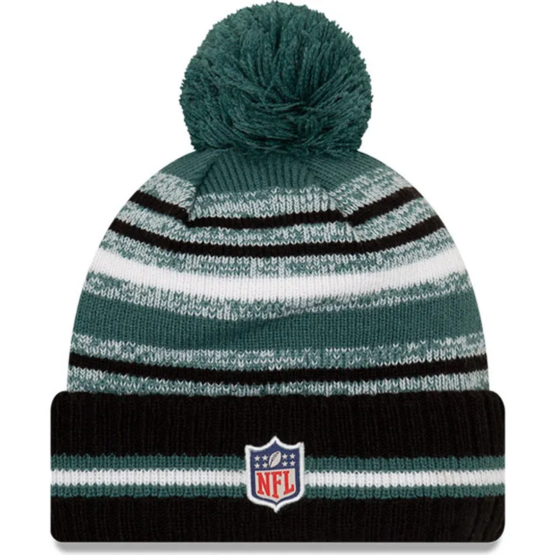 cepice-pompon-zelena-sport-sideline-philadelphia-eagles-nfl-new-era cepice-pompon-zelena-sport-sideline-philadelphia-eagles-nfl-new-era
