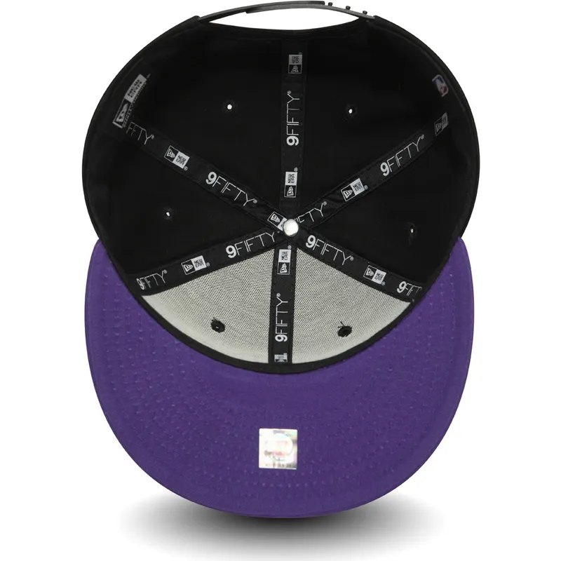 schwarze-und-violette-flache-snapback-kappe-9fifty-der-los-angeles-lakers-nba-von-new-era