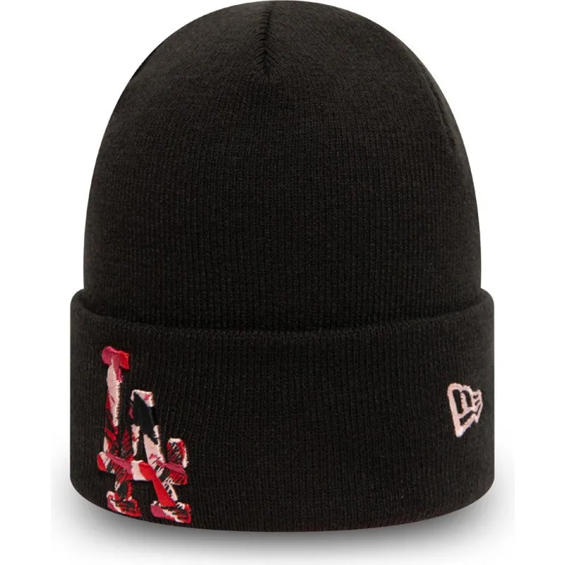 cepice-cerna-knit-cuff-camo-infill-los-angeles-dodgers-mlb-new-era