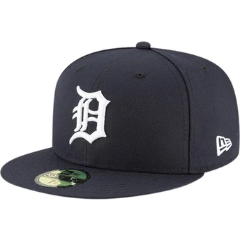 Čepice rovná námořnická modrá přiléhavá 59FIFTY AC Perf Detroit Tigers MLB New Era