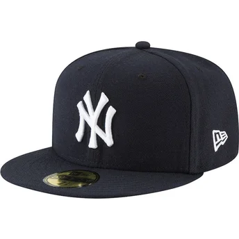 Cap rovná navy blue ajustada 59FIFTY AC Perf New York Yankees MLB New Era