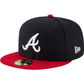 Čepice rovná námořnická modrá přiléhavá 59FIFTY AC Perf Atlanta Braves MLB New Era