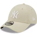 new-era-curved-brim-9forty-diamond-era-new-york-yankees-mlb-beige-adjustable-cap