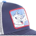 capslab-looney-tunes-tom-und-jerry-taj1-dunkelblaue-trucker-kappe